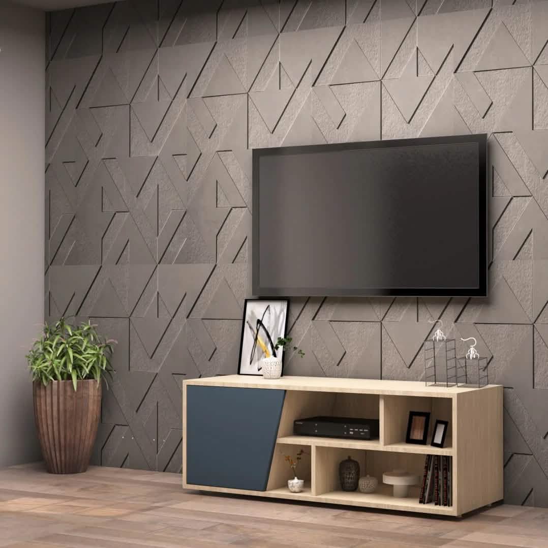 ترابيزة تليفزيون خشب ام دي اف، 120*30*40 سم