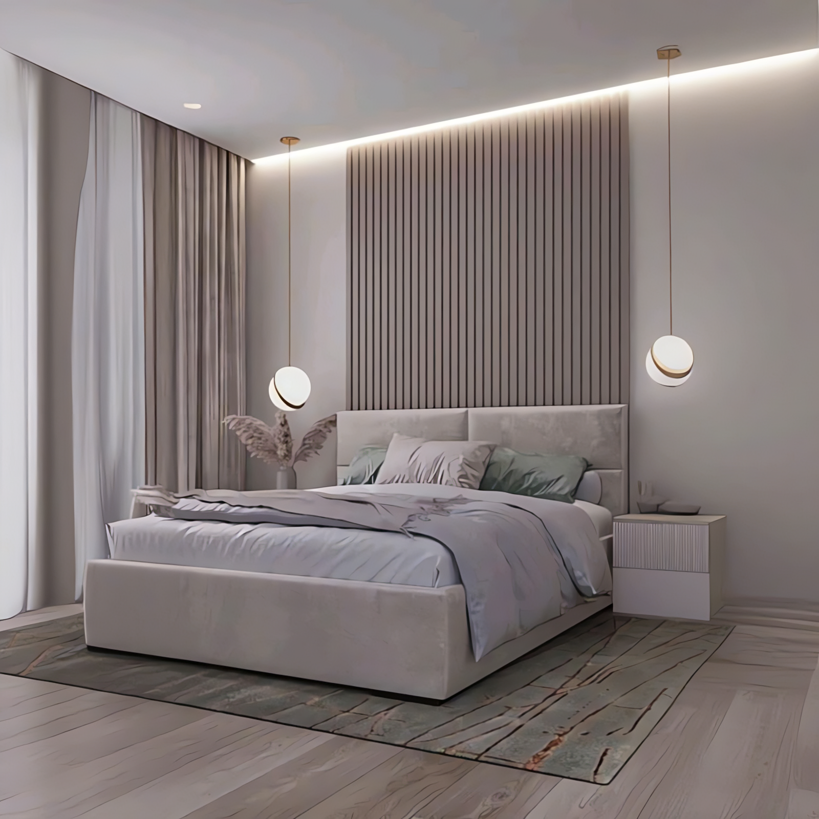 سرير بتصميم حديث