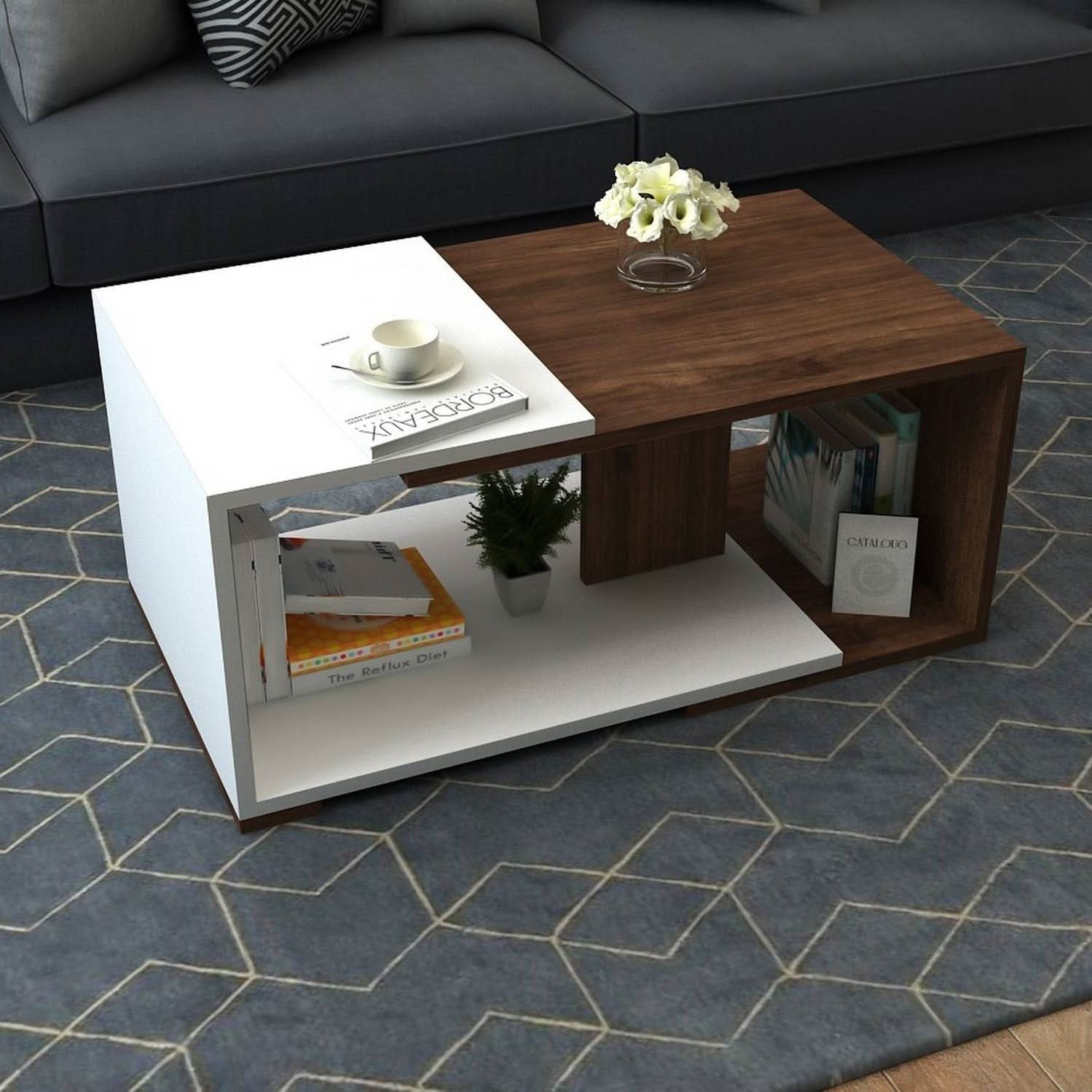 طاولة متداخلة بتصميم حديث