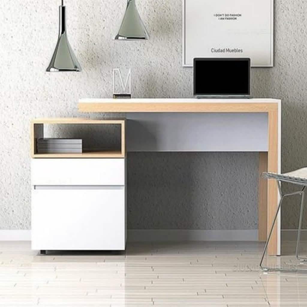 مكتب خشب ام دي اف، 140*60*75سم