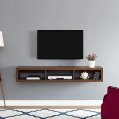 وحدة تلفاز معلقة بتصميم بسيط