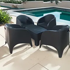 طقم خارجي 4 كرسي و طاولة