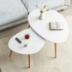 طقم طاولات جانبية متداخلة