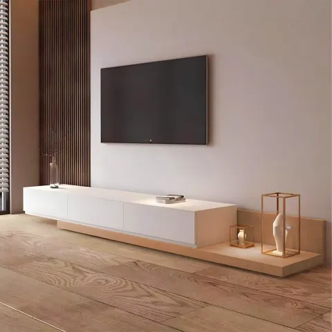 ترابيزة تليفزيون خشب ام دي اف، 240*40*40 سم