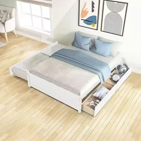 سرير بوحدات تخزين