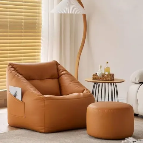 بين باج جلد، 75*75*100 سم - بني