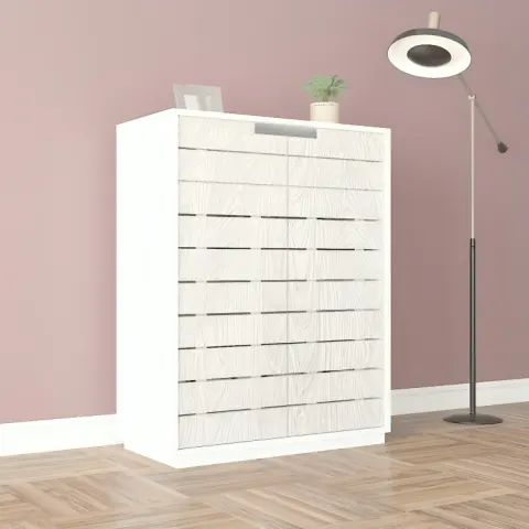 خزانة أحذية أحذية 2 باب و ارفف داخلية
