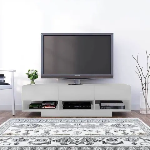 ترابيزة تليفزيون خشب ام دي اف، 150*30*55 سم