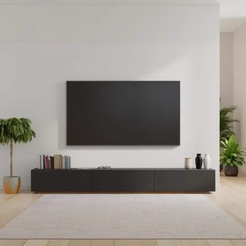 ترابيزة تليفزيون خشب ام دي اف، 160*30*40 سم