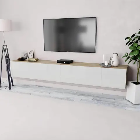 ترابيزة تليفزيون خشب ام دي اف، 180*30*40 سم