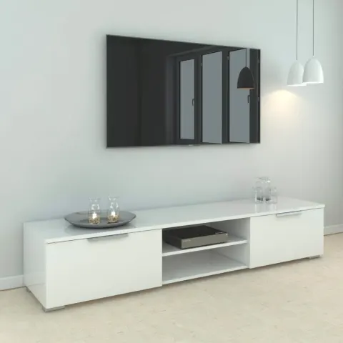 ترابيزة تليفزيون خشب ام دي اف، 180*30*40 سم