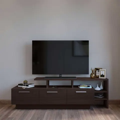 ترابيزة تليفزيون خشب ام دي اف، 180*30*55 سم
