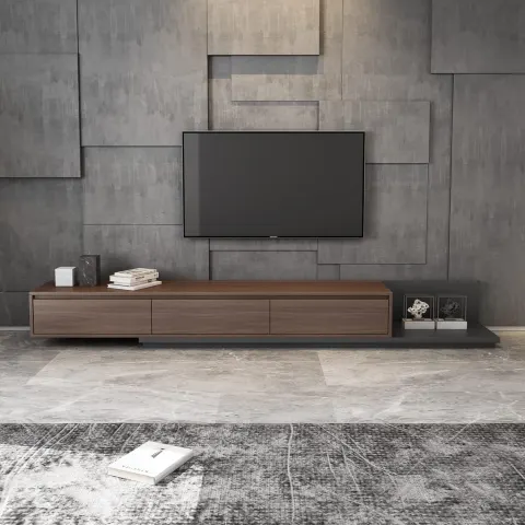 ترابيزة تليفزيون خشب ام دي اف، 240*40*40 سم