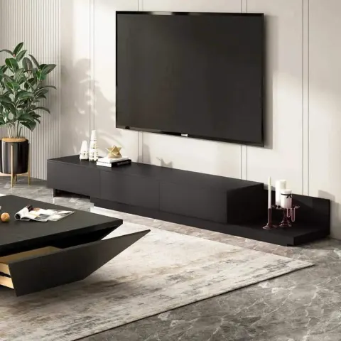 ترابيزة تليفزيون خشب ام دي اف، 240*40*40 سم