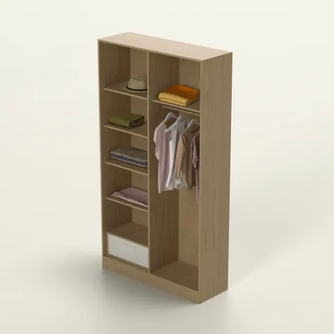 دولاب بتصميم خشبي مميز