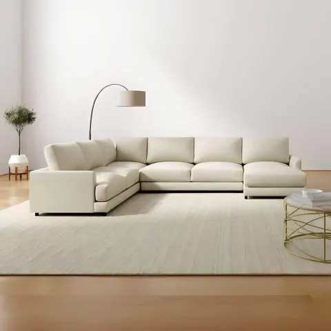 ركنة خشب طبيعي، 320*90*80 سم