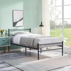 سرير أطفال معدني