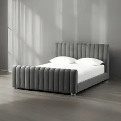 سرير بظهر تنجيد