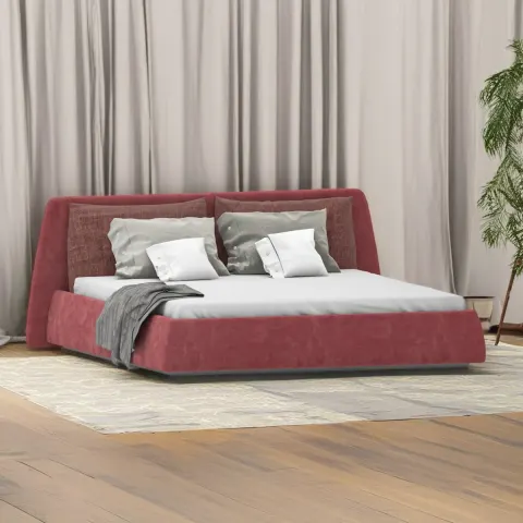 سرير خشب طبيعي