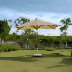 شمسية خارجية خشب زان أحمر