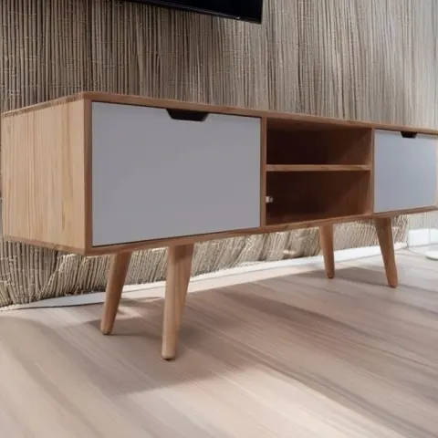 طاولة تلفاز بتصميم بسيط