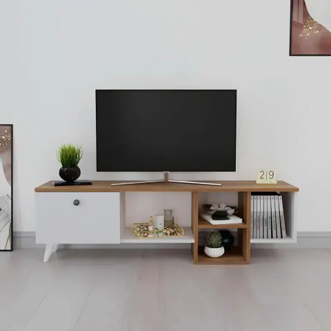 طاولة تلفاز ام دي اف