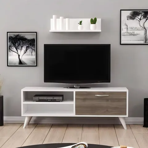 طاولة تلفاز ام دي اف