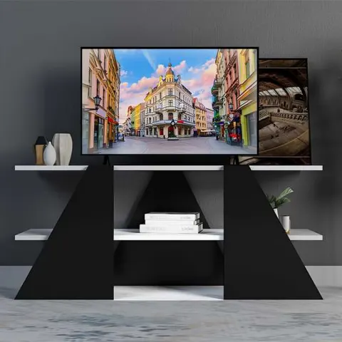 طاولة تلفاز بتصميم مبتكر