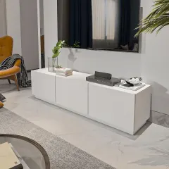 طاولة تلفاز خشبية
