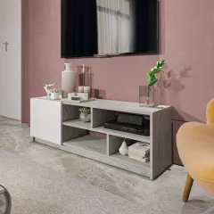طاولة تلفاز متعددة الأرفف