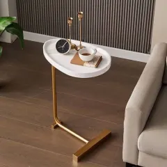 طاولة خدمة بيضاوية
