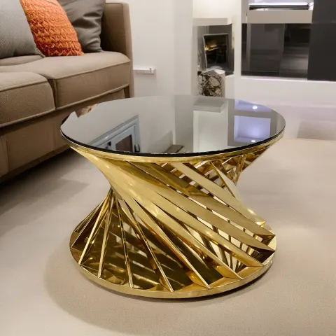 طاولة دائرية بتصميم حديث