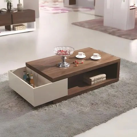 طاولة قهوة ام دي اف
