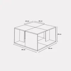 طاولة قهوة بتصميم مبتكر