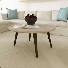 طاولة قهوة بشكل دائري