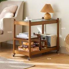 طاولة قهوة بعجلات