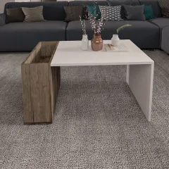طاولة قهوة خشبية شيك