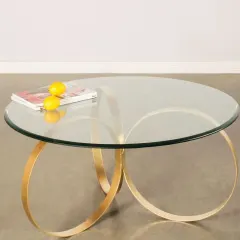 طاولة قهوة دائرية