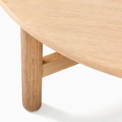 طاولة قهوة مستديرة خشبية