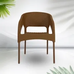 طقم بلاستك بامبو 4 كرسي وطاولة