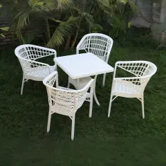 طقم كريستال 4 كرسي وطاولة