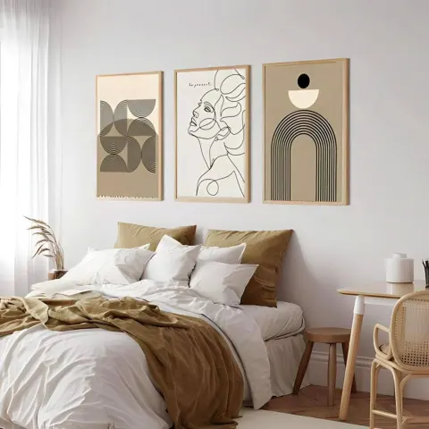 طقم لوحات حائط معلقة 120*60 سم
