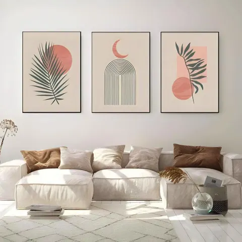 طقم لوحات حائط معلقة 120*60 سم