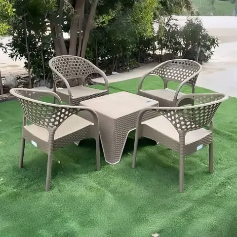 طقم نيو بامبو 4 كرسي وترابيزه