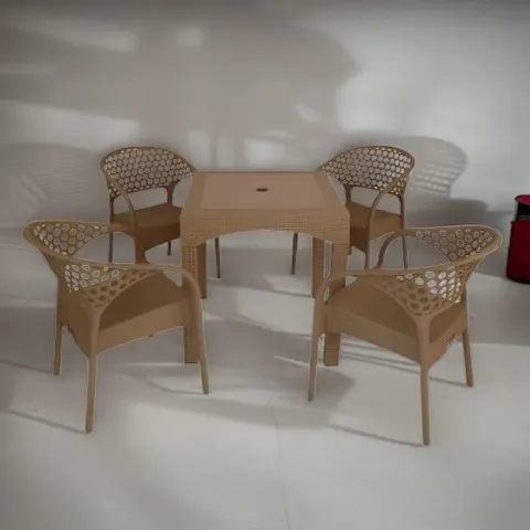 طقم نيو بامبو 4 كرسي وطاولة