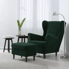 كرسي بذراعين بتصميم حديث