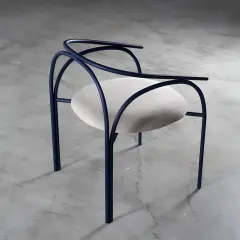 كرسي معدن و قماش