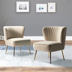 كرسيين بتصميم مودرن