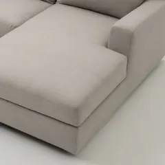 كنب زاوية بتصميم بسيط
