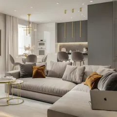 كنبة زاوية أنيقة